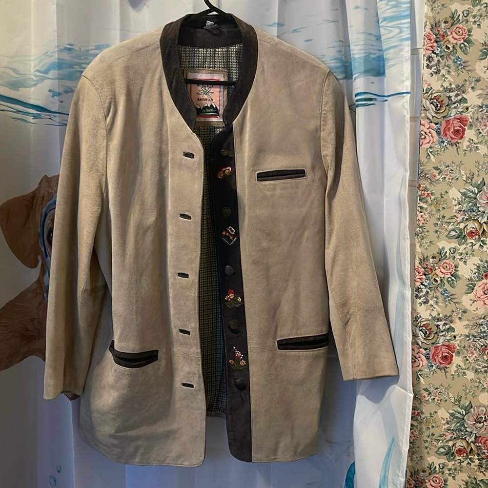 Bavarian suede coat bought in Germany